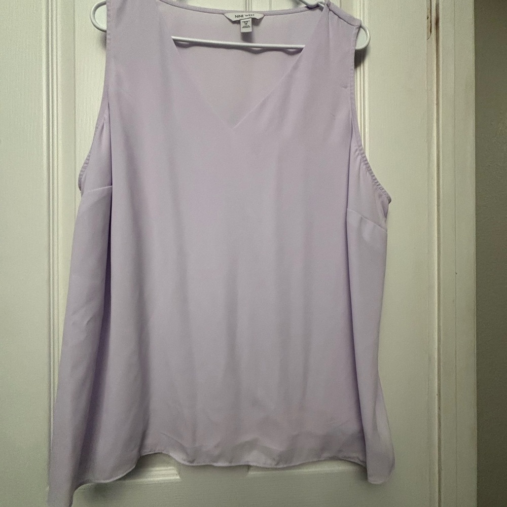 Apt. 9 Purple Sleeveless Tank Top Blouse